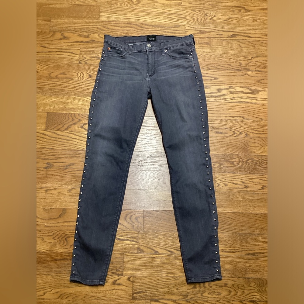 Hudson Nico midrise studded jeans. Size 29